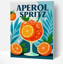 Splat Planet deimantinė dėlionė APEROL SPRITZ 30x40 cm