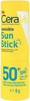CeraVe Invisible Sun Stick SPF 50+ apsauginis pieštukas nuo saulės, 8 g