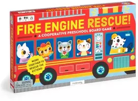 KNYGA Mudpuppy Fire Engine Rescue! Cooperative Board Game