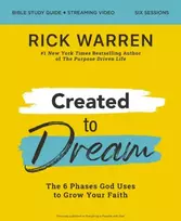KNYGA Rick Warren Created to Dream Bible Study Guide plus Streaming Video