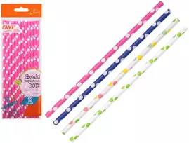 Simple Solution DOTS słomki do napojów 12 gab. 9 x 0.5 x 24 (20344)