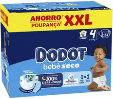 DODOT STAGES XXL size 4 diapers 9-14 kg 164 units