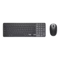 Dell Pro 7 Rechargeable Compact Klaviatūra ir pelė - KM746 | Klaviatūros ir pelės rinkinys | Wireless | Bluetooth | US International | Graphite