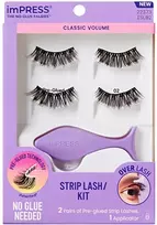 KISS ImPRESS No Glue Strip Lash 02 Dirbtinės blakstienos