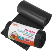 PRIMA LDPE šiukšlių maišai 35 l, 52 x 57 cm, 15 vnt., juodi, 13 x 5.3 x 5.3, 00765, Simple Solution