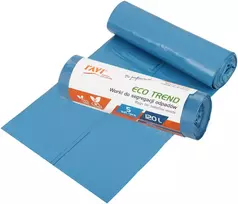 Simple Solution ECO TREND šiukšlių maišai, 120 l, 5 vnt., mėlyni (popieriui), 18.5 x 4.5 x 4.5, 00766, Simple Soluti