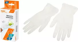 Latekso pirštinės 10 vnt. S, baltos, 8.5 x 4.2 x 20, 00968, Simple Solution