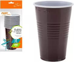Vienkartiniai puodeliai karštiems gėrimams, 200 ml, 12 vnt., 13 x 7 x 30, 01314, Simple Solution