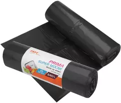 Simple Solution PRIMA LDPE šiukšlių maišai 240 l, 120 x 150 cm, 10 vnt., juodi, 33 x 7.5 x 9.5, 00762, Simple Soluti