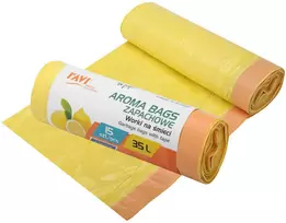 AROMA BAGS šiukšlių maišai 35 l, citrusų kvapo, 15 vnt., 20 x 5 x 5, 00763, Simple Solution