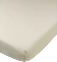 Meyco Baby medvilninė jersey paklodė su guma 60 × 120 cm, Soft Sand
