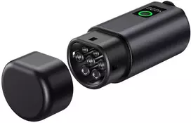 Hurtel V2L 2 tipo – „Schuko“ 3500 W adapteris su galios ekranu elektromobiliams