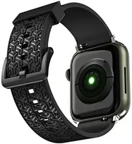 Hurtel Laikrodžio dirželis Y formos apyrankė, skirta „Apple Watch 42 / 44 / 45 mm“ – juoda