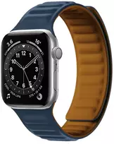 Dėklas Hurtel Dirželis magnetinė apyrankė Apple Watch 41 mm - mėlyna