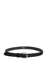 Pieces - Pcjanice Leather Textured Jeans Belt Fp - Juosmens diržas - Juoda