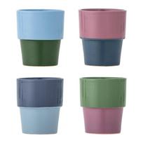 Iš molio puodeliai 4 vnt. kapučino 150 ml Ewan – Bloomingville