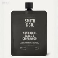 „Smith & Co“ rankų ir kūno prausiklio papildymas tabakas ir kedro mediena, 400 ml