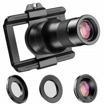 2in1 Makro ir Tele objektyvas telefonui 6x priartinimas 150mm APO Apexel