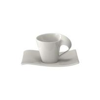 Espresso puodelis su lėkštute Villeroy & Boch NewWave, 50 ml