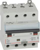 RCBO - DX 6000 -10 kA -4P-400 V -20 A -30 mA -AC type 411187 | 3245064111874