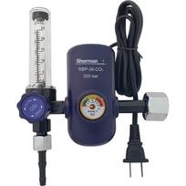 Mini Ar/CO₂ reduktorius su šildytuvu ir rotametru - AC 36