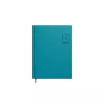Darbo kalendorius Timer Diena 2026/2027, 140x190, minkštas PU viršelis, turkio spalvos