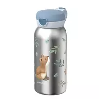 Little Dutch nerūdijančio plieno gertuvė su atverčiamu dangteliu Forest Friends 600 ml