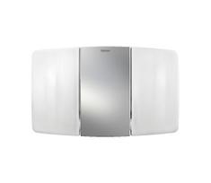 theben - LED sieninis reflektorius 2xLED/10W/230V sidabrinis IP55