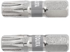 Antgaliai | 6,3 mm (1/4") | S2 Ni | T-Star (Torx) T40 | 2 vnt. (YT-78016)