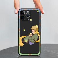 Silikoninis telefono dėklas skirtas Apple iPhone 11 8 Plus 7 6s 14 Pro Max 13 Pro 12 Mini Se Xs X Xr Capa Dėkliams Little Prince Fox Cover iPhone X(XS)