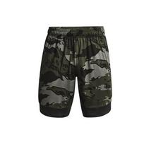 Under Armour Lauko treniruočių kamufliažiniai laisvi šortai Vyriški šortai Žali 1361508-310 XXXL black