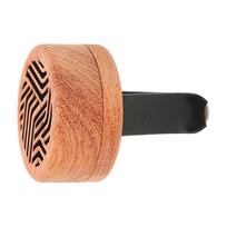 Car Essential Oil Diffusers Rosewood Fragrance Portable Mini Car Wood Diffuser with Volcanic Rock for Car Air Outlet