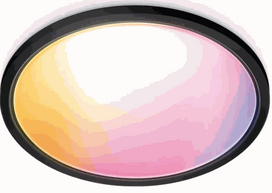 WiZ WiFi SuperSlim Ceiling Black 32W 8720169072671