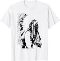 Sitting Bull Native American Indian Lakota Sioux Headdress Unisex TShirt S