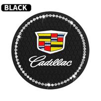 cwjtsb1 Car Non-slip Water Cup Pad Diamond Rhinestone Bling Decoration For Cadillac Escalade GT4 XT4 ATS XT5 CTS XTS RS Accessories