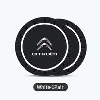 AHL2   2pcs Silicone Car Water Cup Holder Coaster Anti Slip Pad Mat For Citroen C5 C1 C2 C6 C4L DS3 DS4 DS5 C-Elysee Grand Berlingo