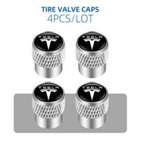 ysdkf1 for Automobile  Aluminum Wheel Tire Valve Stem Caps Airtight Covers For Tesla model 3 model X Y style Roadster sidabras