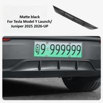 ckwjb7 For Tesla Model Y Juniper Launch 2025 2026 Rear Car Spoiler Protector Guard Carbon Accessories Fiber Pattern ABS Air Knife Cover matinė juoda spalva