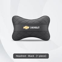 ZFHIJ1 Nappa Leather Car Headrest Neck Pillow Waist Cushioning For Chevrolet Spark Captiva Cruze Malibu Equinox Trax Camaro Blazer
