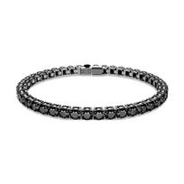 Swarovski Square Decoration Bracelet Women's Black Black S juoda