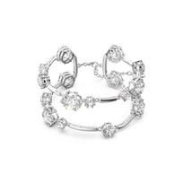 Swarovski Constella round cut white bracelet for women 5638697 balta