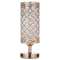 Tomshine Crystal naktinė stalinė lempa dekoratyvinis stalinis šviestuvas su dviem USB įkrovimo prievadais modernus US Plug & 1pcs
