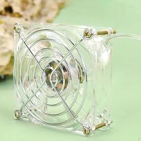 Hamster Cooling Fan Guinea Pig Cage Small USB Bunny House Pet white