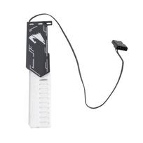 RGB vaizdo plokštės atraminis laikiklis akrilinis GPU laikiklis stovas didelis 4PIN staliniam kompiuteriui 25cm