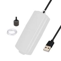 1 komplektas akvariumo oro siurblys USB įkrovimas efektyvus deguonies tiekimas Tylus veikimas Energiją taupantis deguonies siurblys žuvų bako tiekimas balta