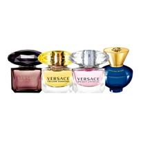 VERSACE Classic Moteriškas kvepalų rinkinys su mėginukais Keturių dalių rinkinys Tualetinis vanduo Kvepalų vanduo Juodieji serbentai Žaliasis obuolys 5ml*4 Four-Piece Set