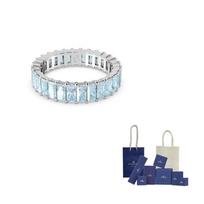 Swarovski Synthetic Cubic Zirconia Rings Womens Blue 52-Original Brand Box And Bag (Color Random) mėlyna