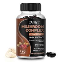 Premium Mushroom Complex Capsules for Immune and Cognitive Support 120 Capsules 120PCS