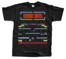 MARIO BROS Nes T shirt Black Arcade Famicom ALL SIZES S-5XL XL