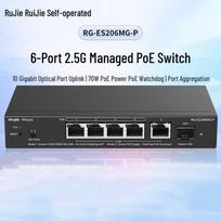 Ruijie RG-ES206MG-P 6-Port 2.5G Managed PoE Switch